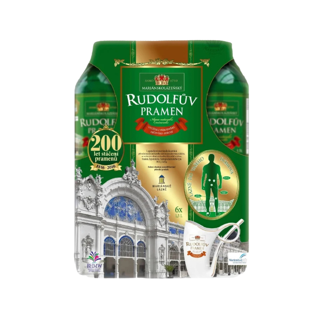 RUDOLFUV PRAMEN Carbogazată (1,5 l)