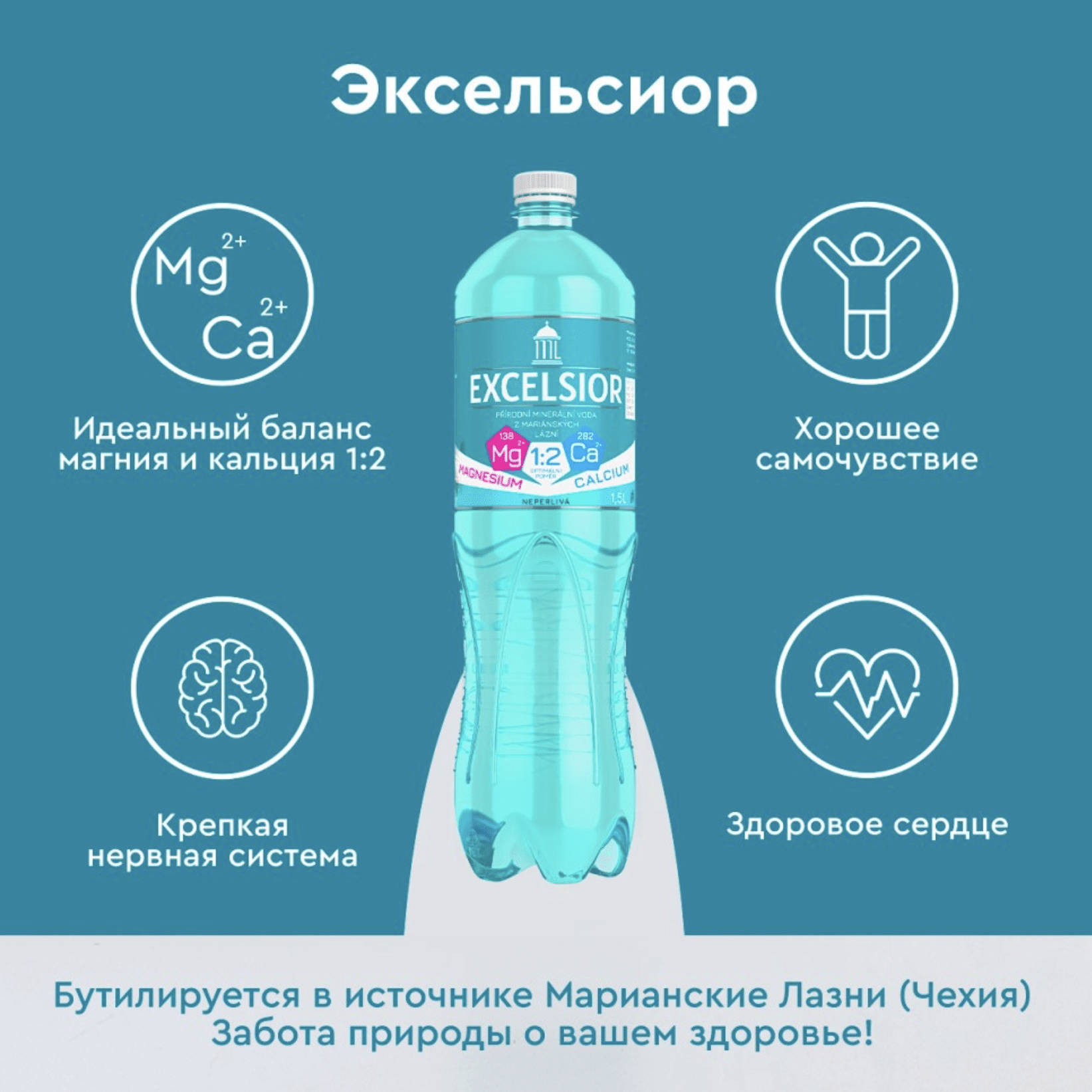 EXCELSIOR Necarbogazoasă (1,5 l)